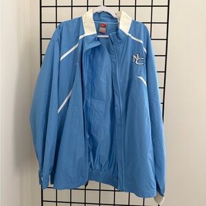 Vintage Blue and White UNC Windbreaker Jacket